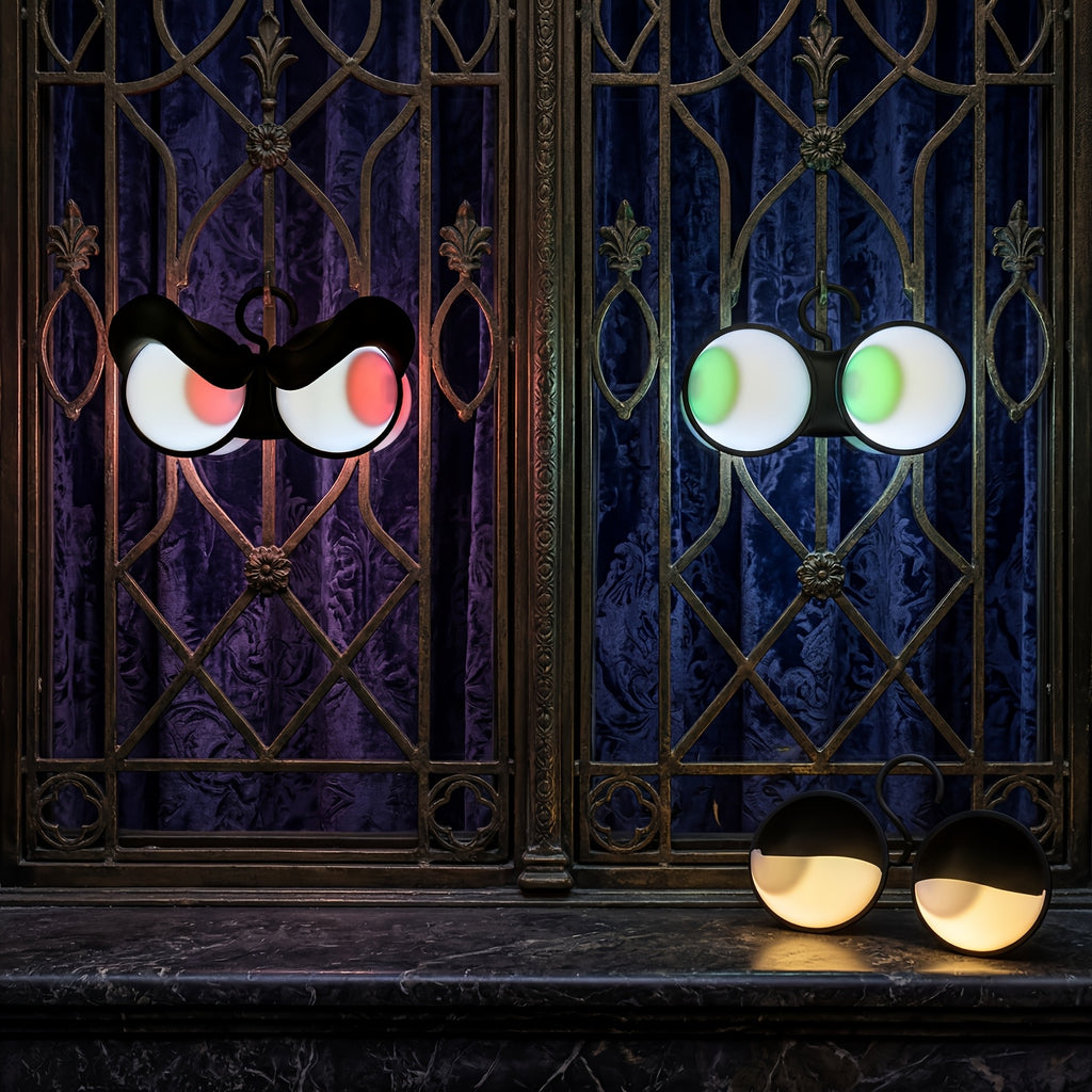3 pack flashing   eye lights timer outdoor indoor