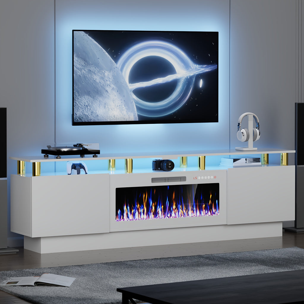 80 fireplace tv stand 36 fireplace 2 tier 80 led