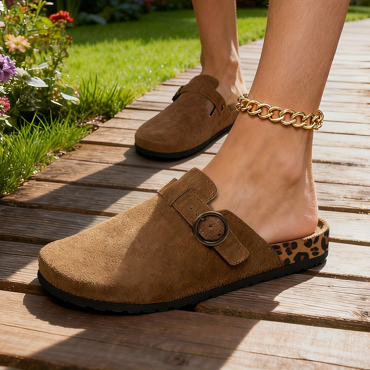 new style outdoor slip closed toe slippers thick soft anti