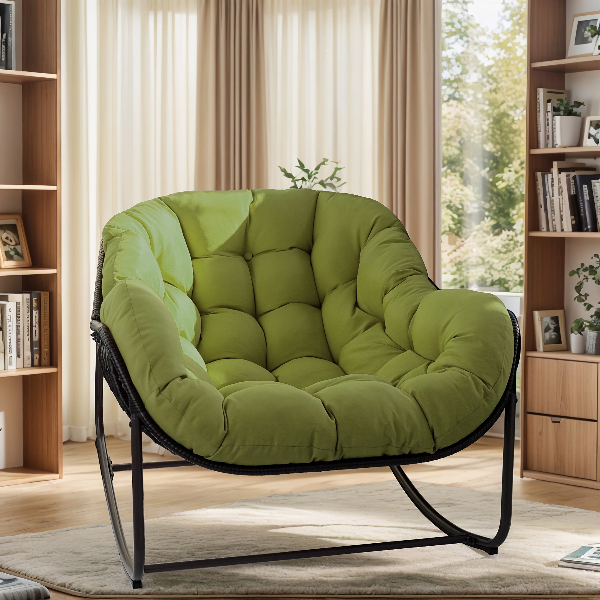 papasan rocking chair outdoor weather wicker papasan patio