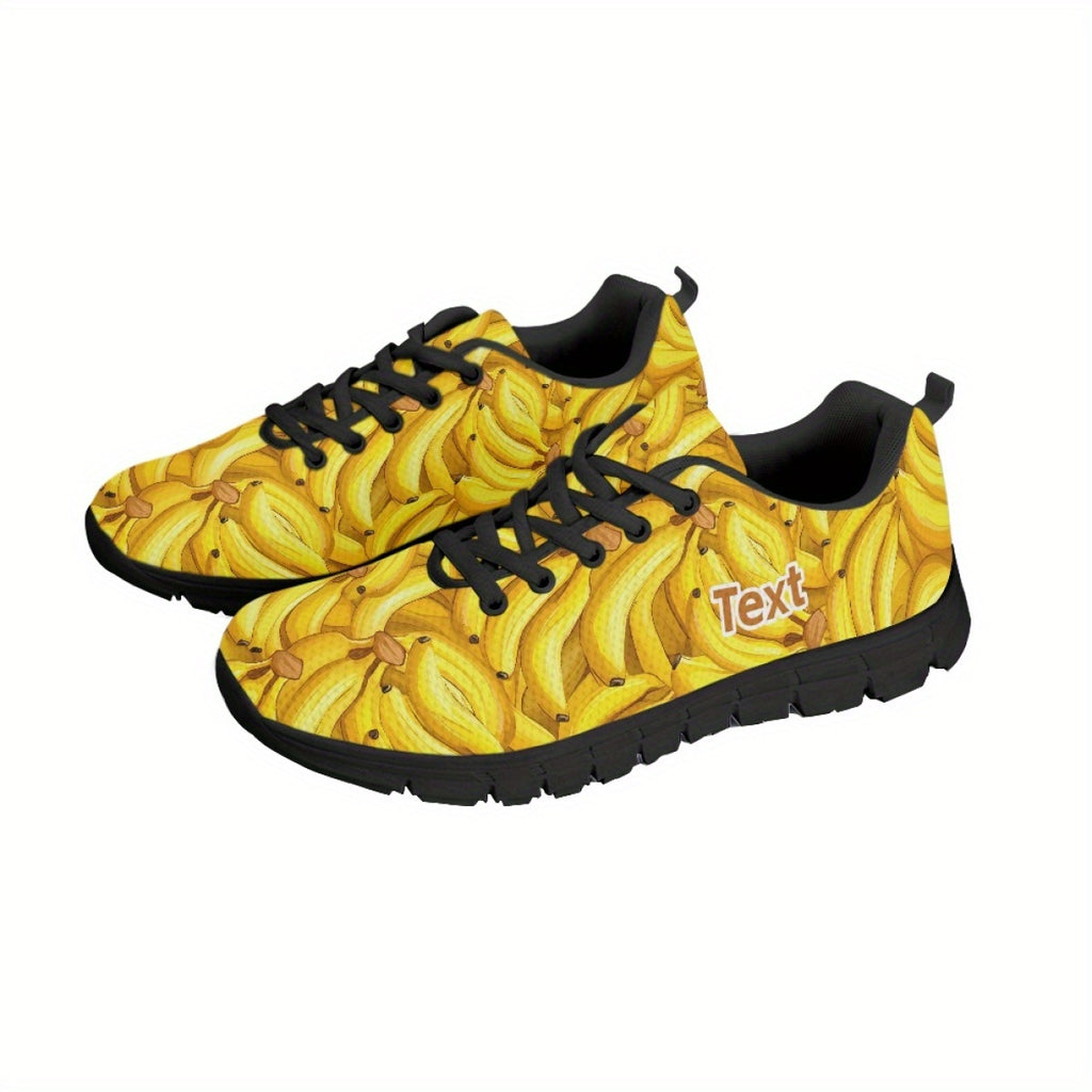 personalized name custom banana   shoes training