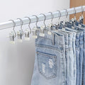 10 pants hangers clips space saving clothes organizer jeans