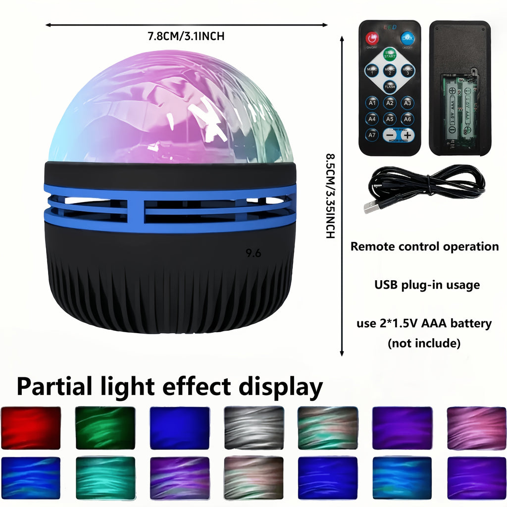 aurora projector remote rgb led northern lights projector