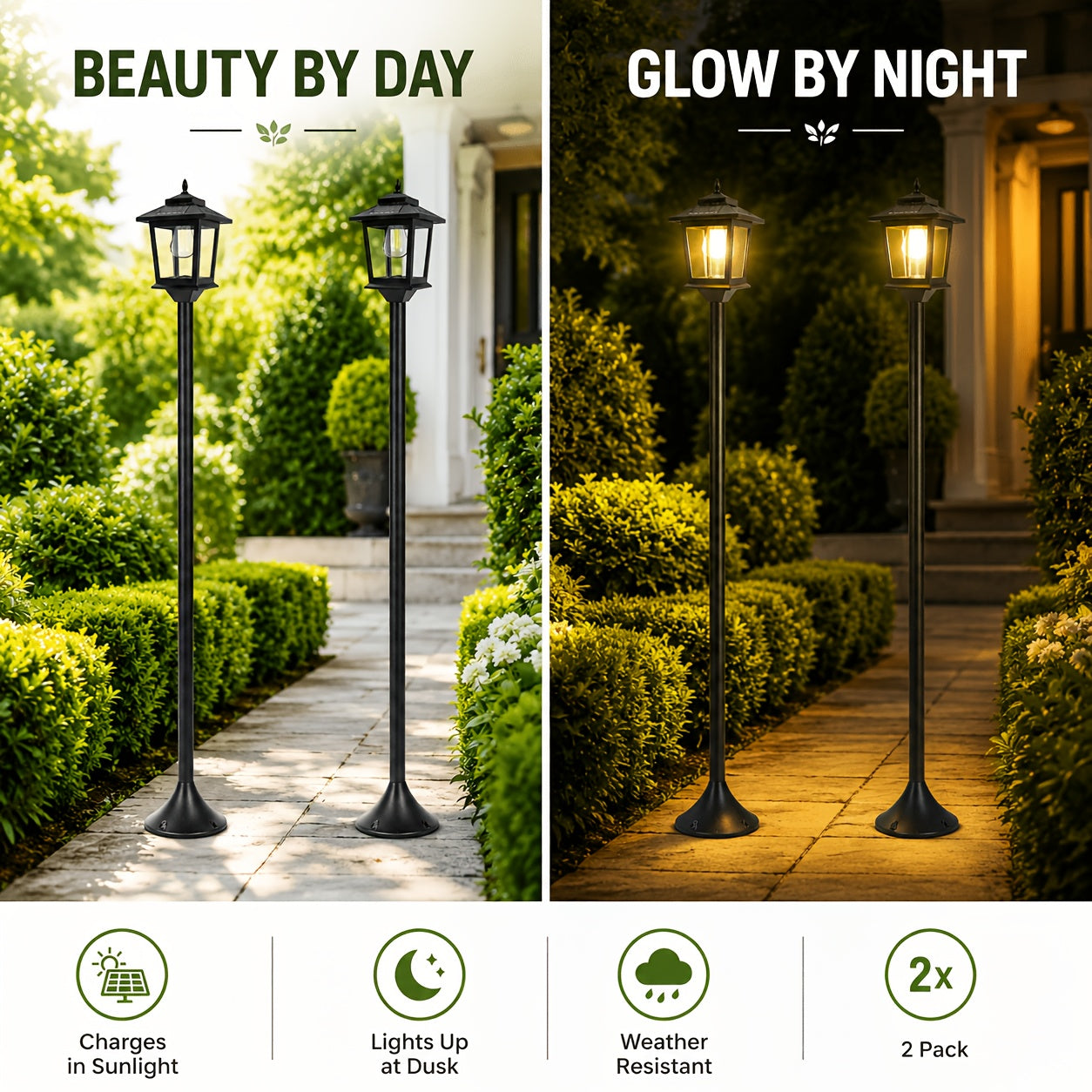 2pcs garden decorative lights   post lights party