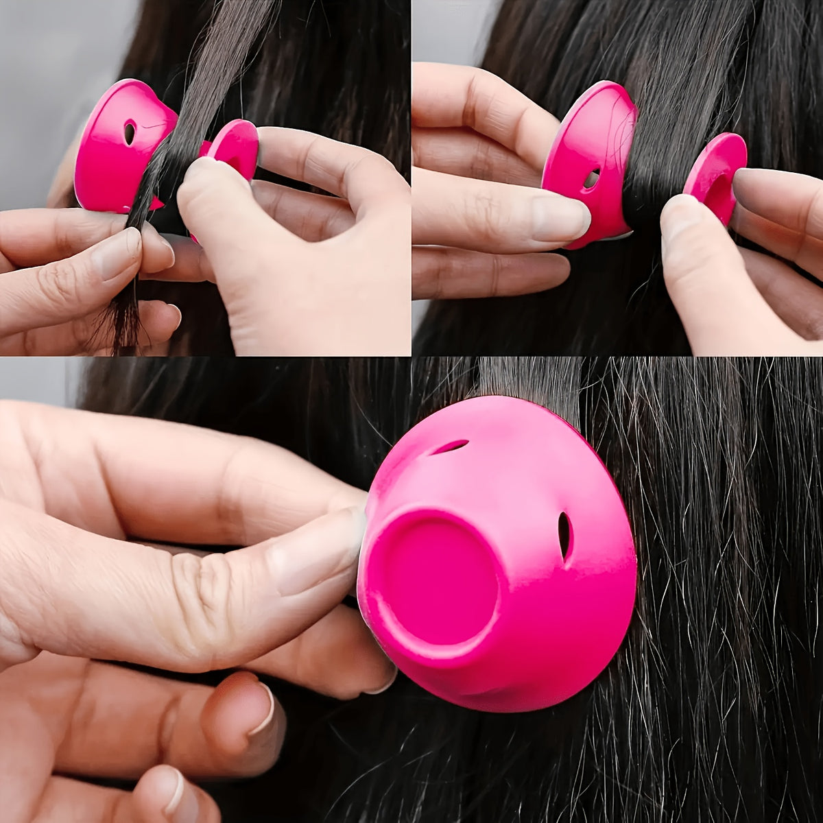 10pcs non heat curling set suitable hair types non heat