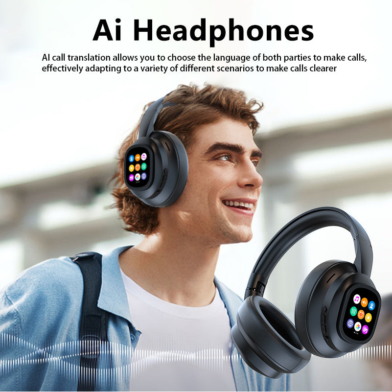 noise cancelling headphones touchscreen