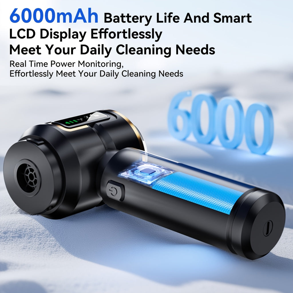 25000pa high power 9in 1wireless handheld car vacuum cleaner