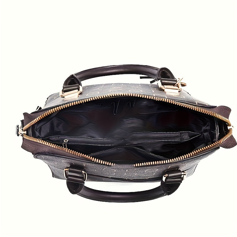 1pc ladies fashion crossbody bag zipper closure shoulder