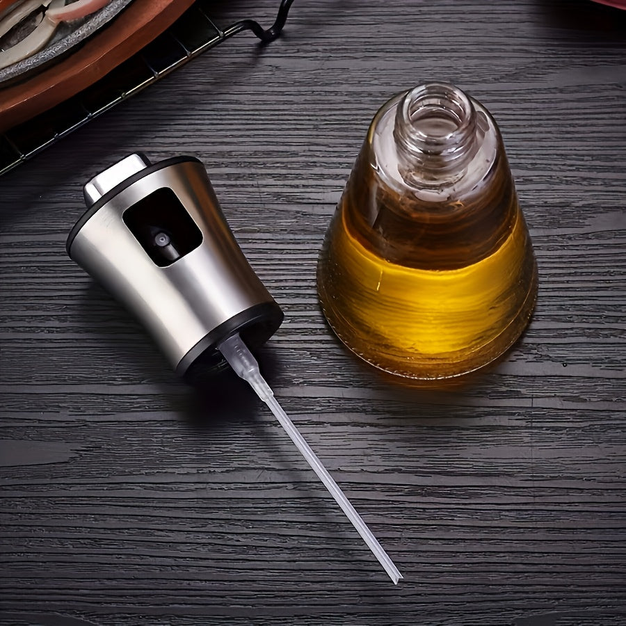 6 76oz stainless   oil spray bottle pressure