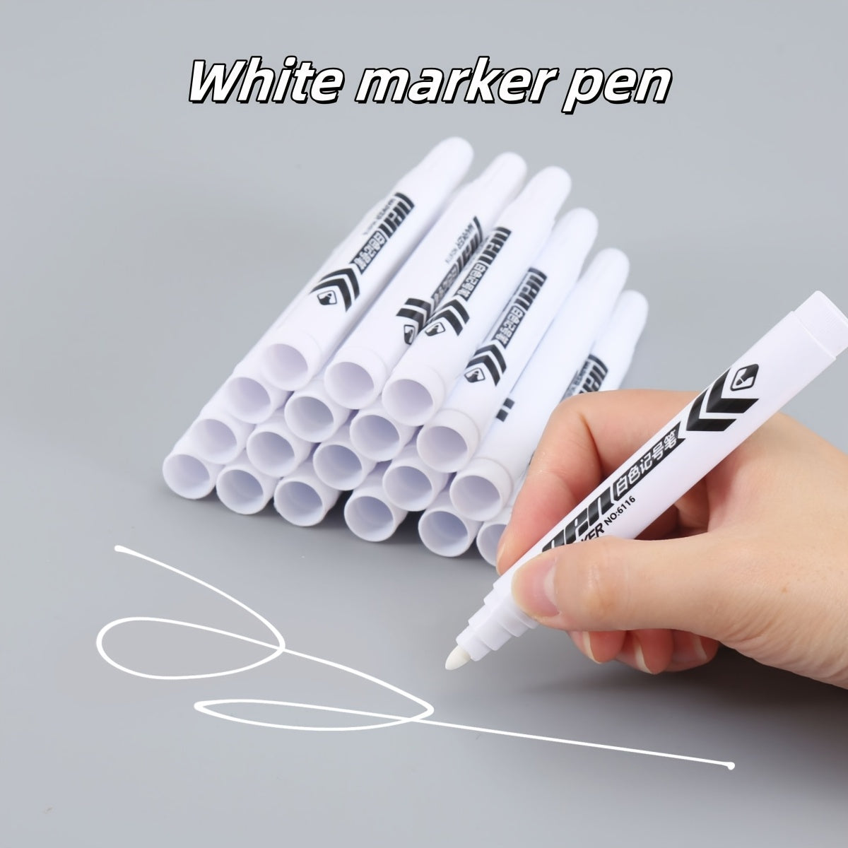 15 pcs white markers calligraphy pens neutral pens suitable