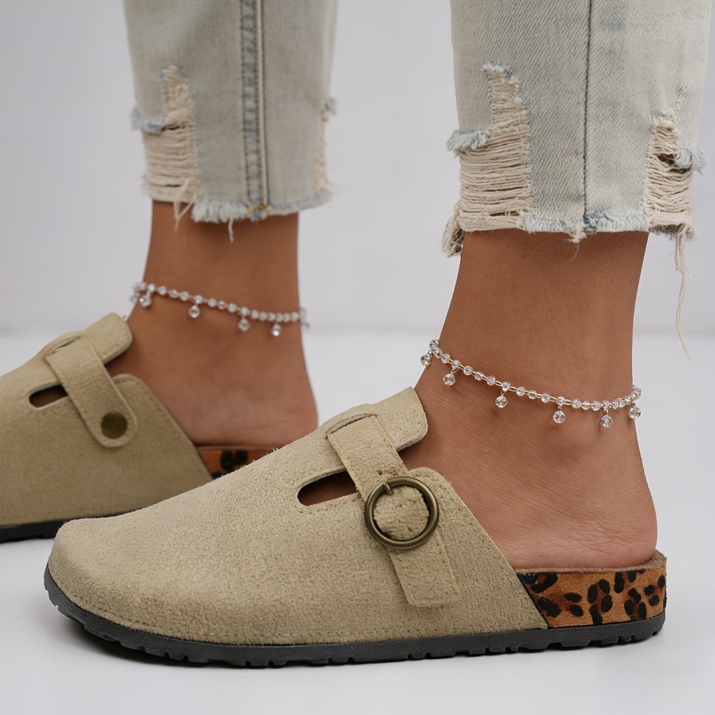 new style outdoor slip closed toe slippers thick soft anti