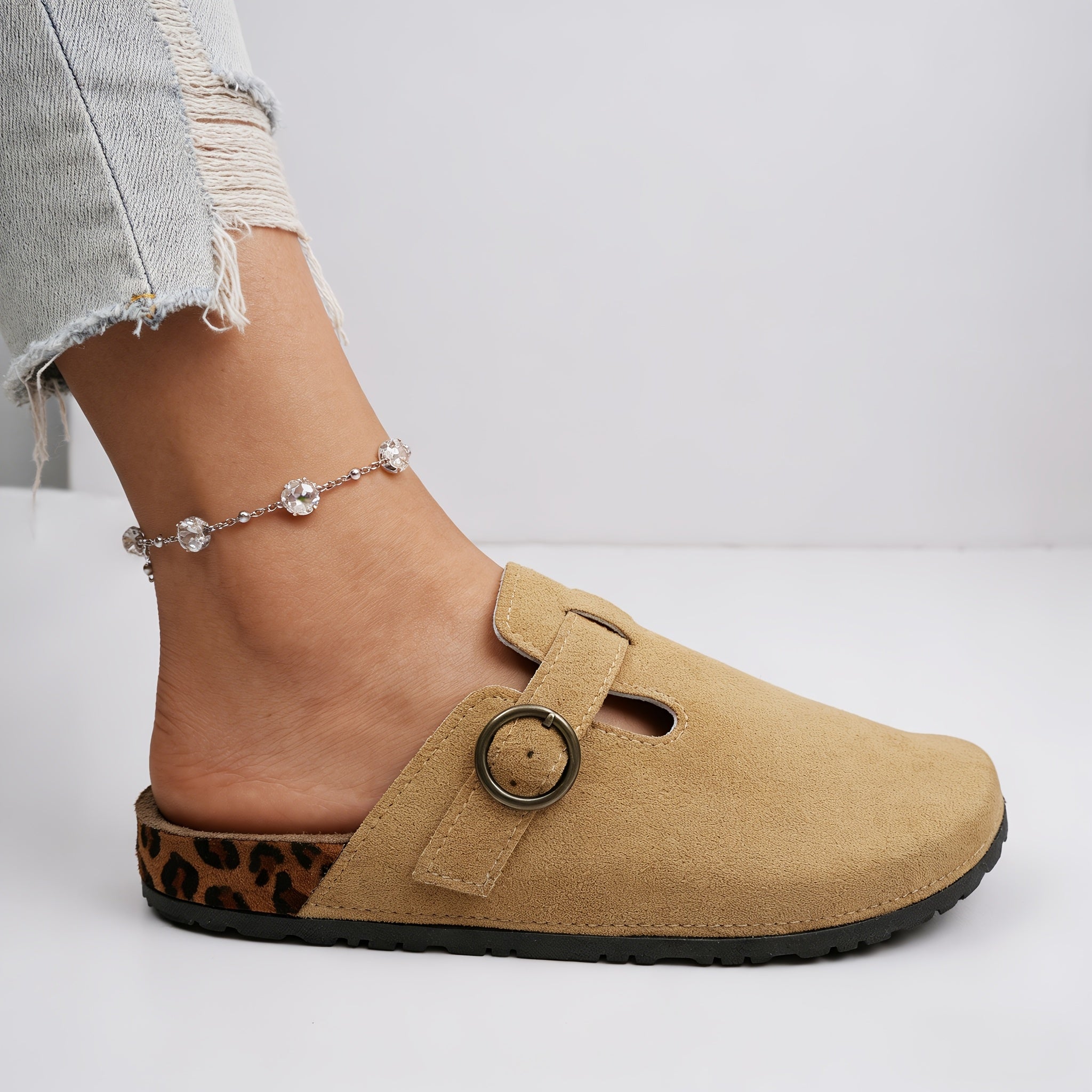 new style outdoor slip closed toe slippers thick soft anti