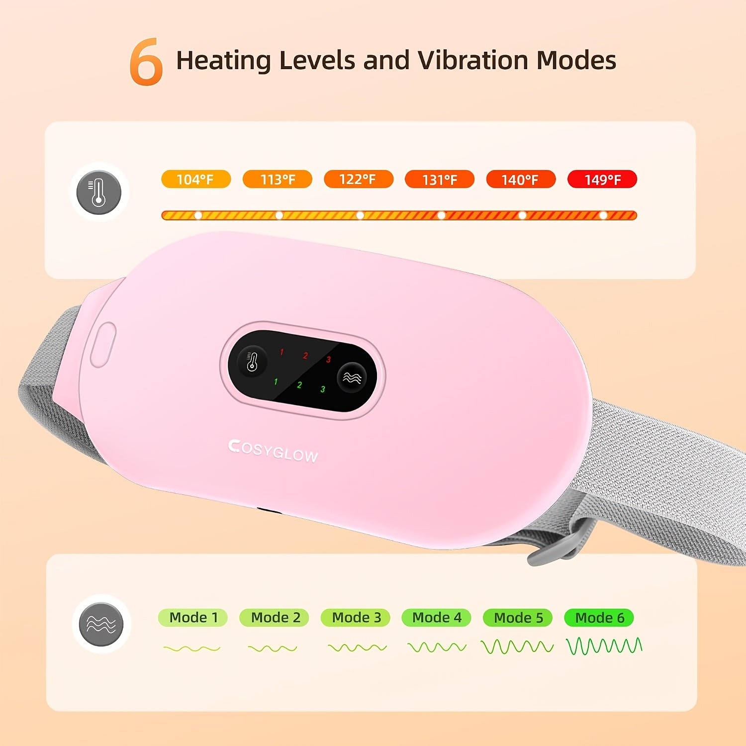 womens menstrual   cordless heating pads