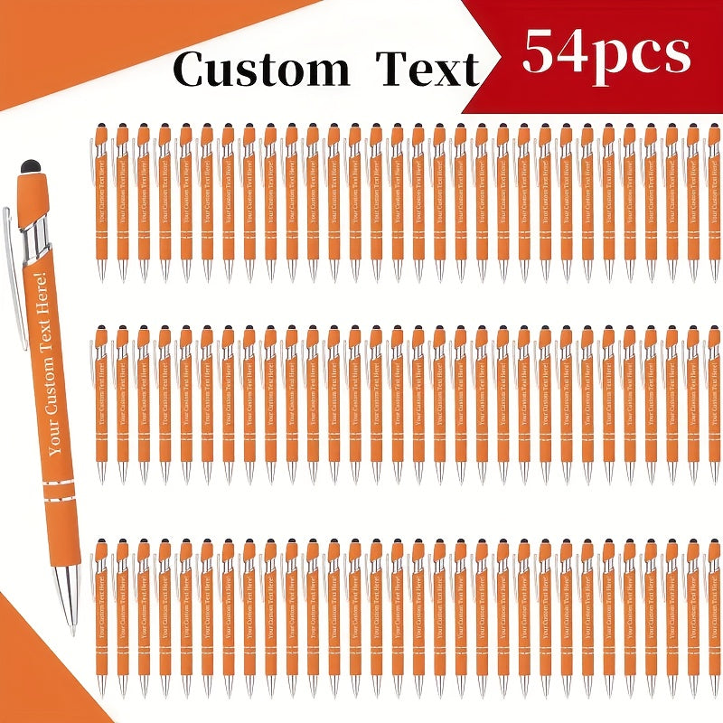 customizable engraved ballpoint pen set 18 mixed colors