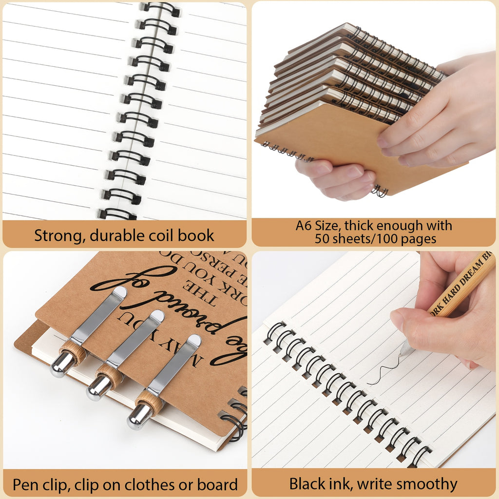 30 sets spiral notebooks sets thank gifts inspirational