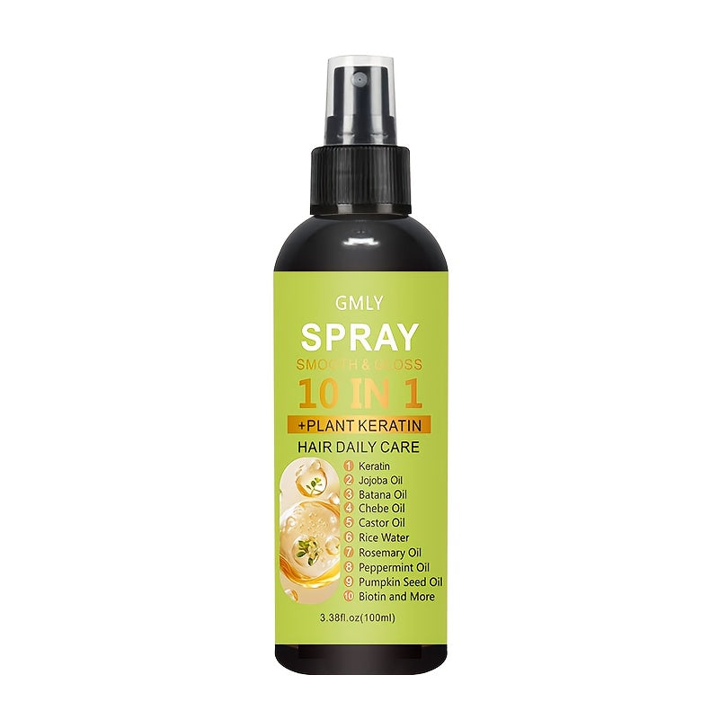 100ml 10 in 1 hair spray keratin rosemary blend long lasting