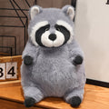 cute raccoon stuffed animal plushie gray raccoon plush toy