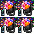 2 4pcs   sound activated party lights remote