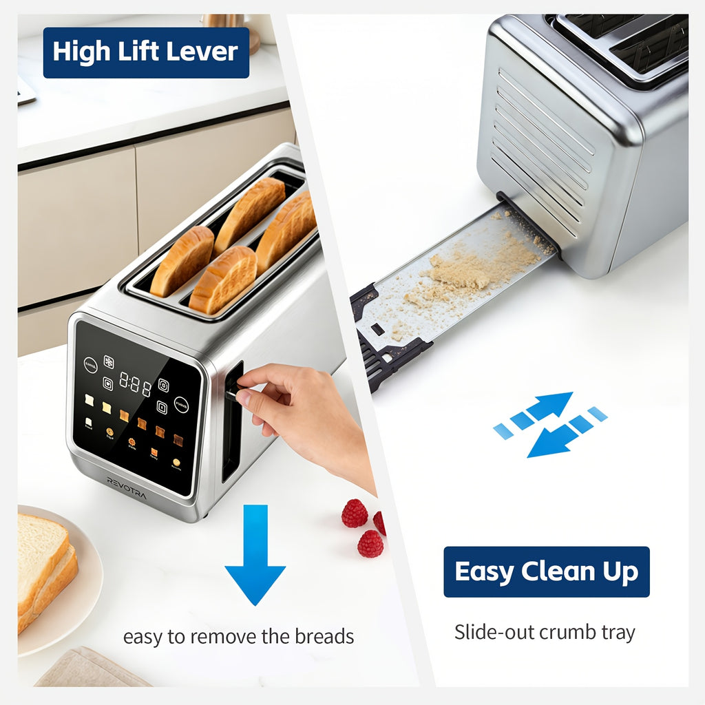 long slot toaster 4     led display 1