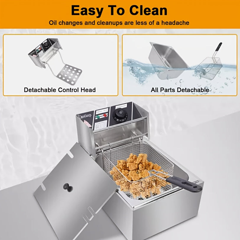 stainless steel   2 baskets lids