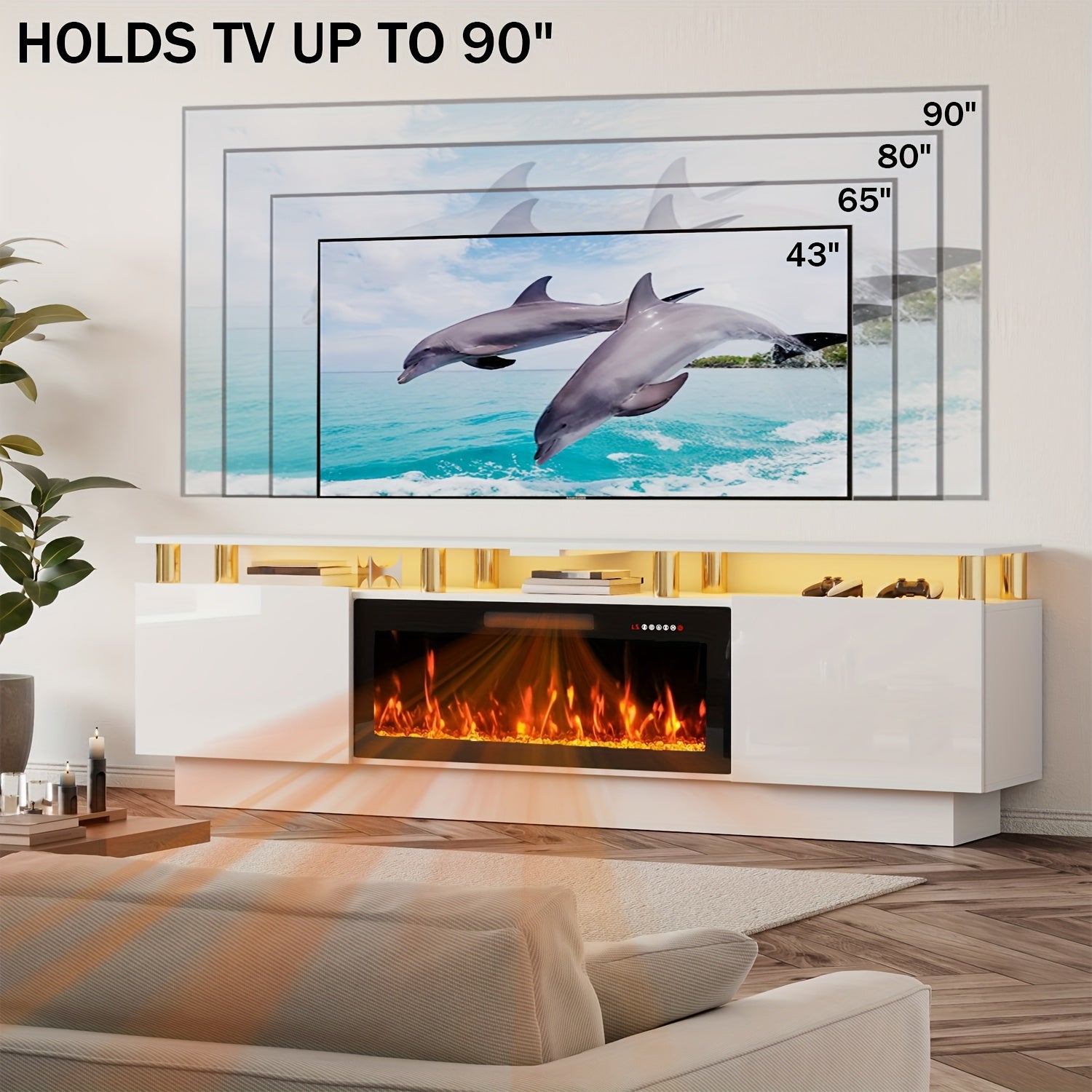80 fireplace tv stand 36 fireplace 2 tier 80 led