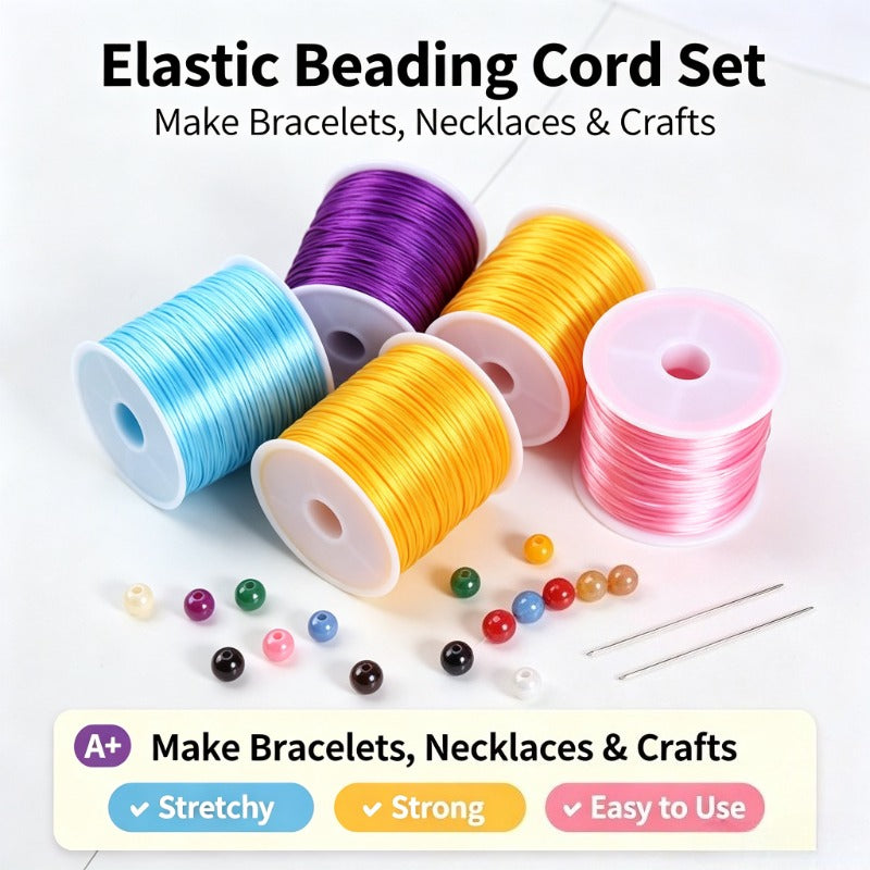 1 roll clear elastic nylon string stretchy beading cord