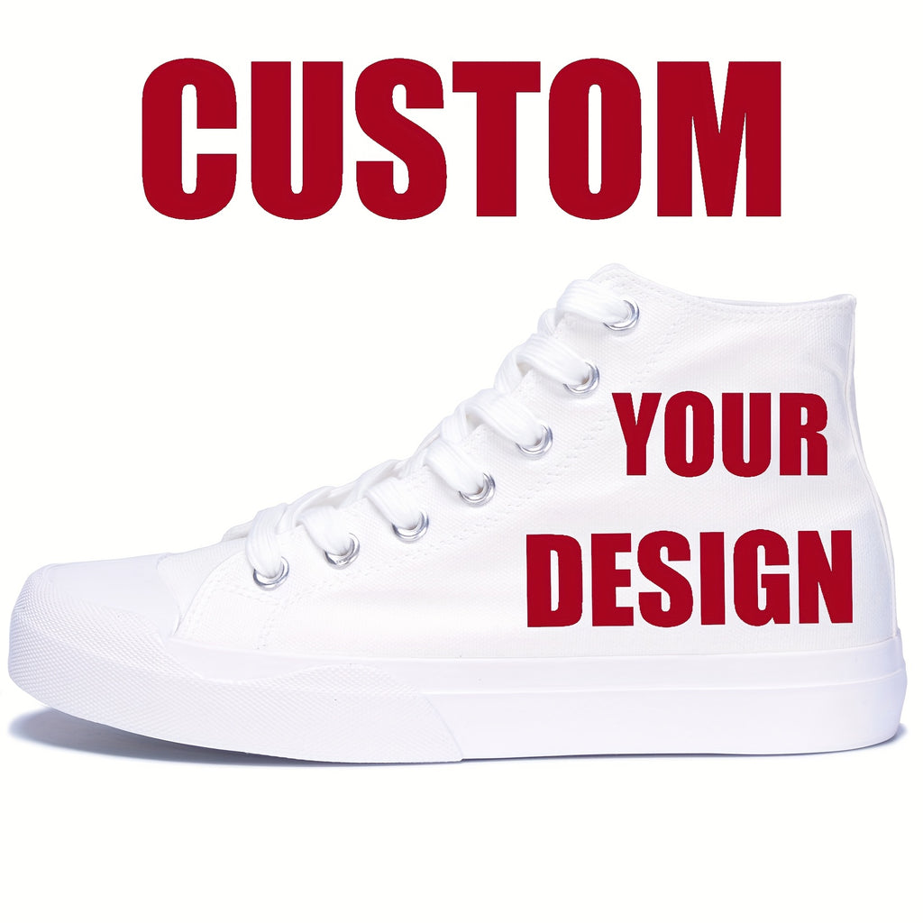 custom photo image text name white low top white high top