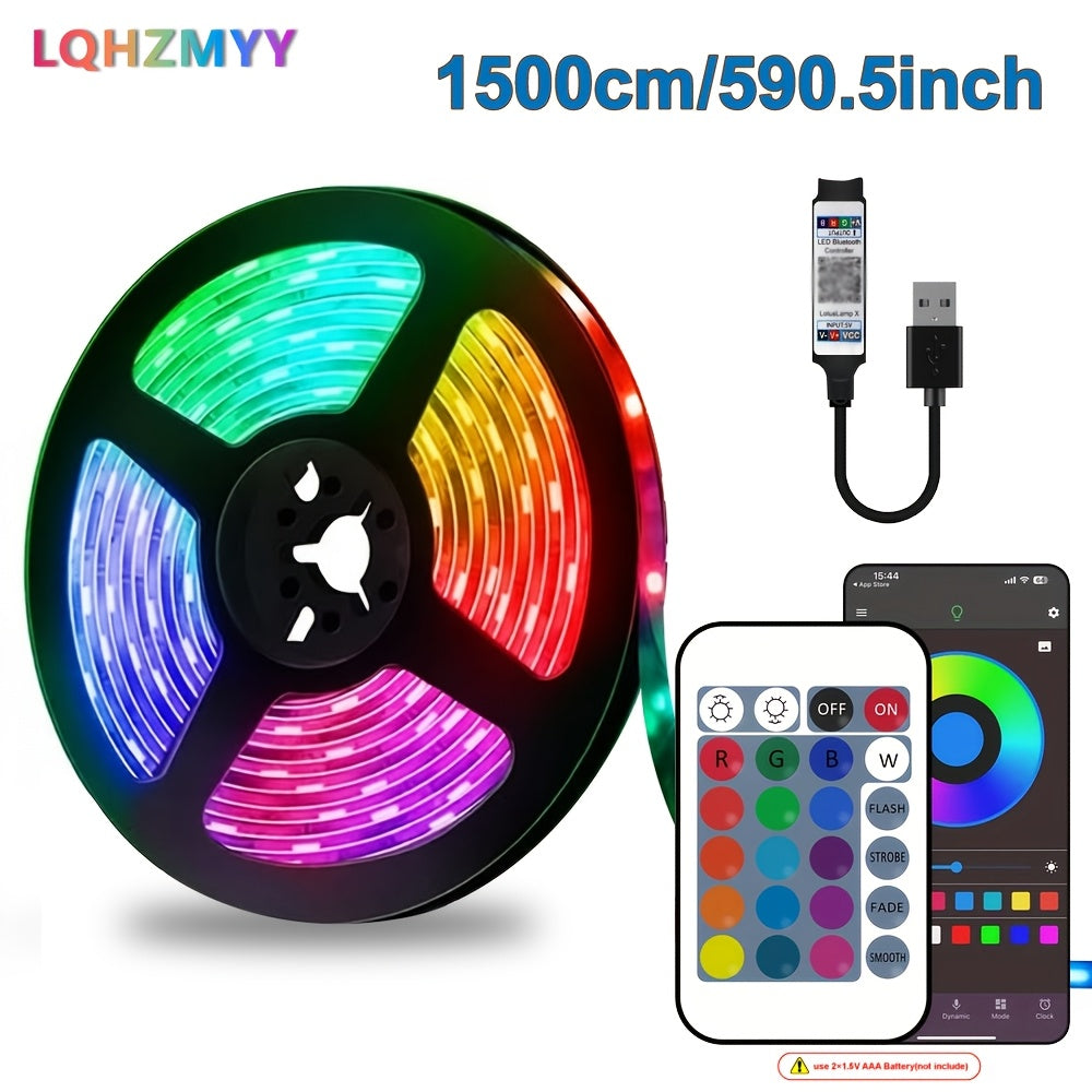 lqhzmyy smart bedroom led light strip   control