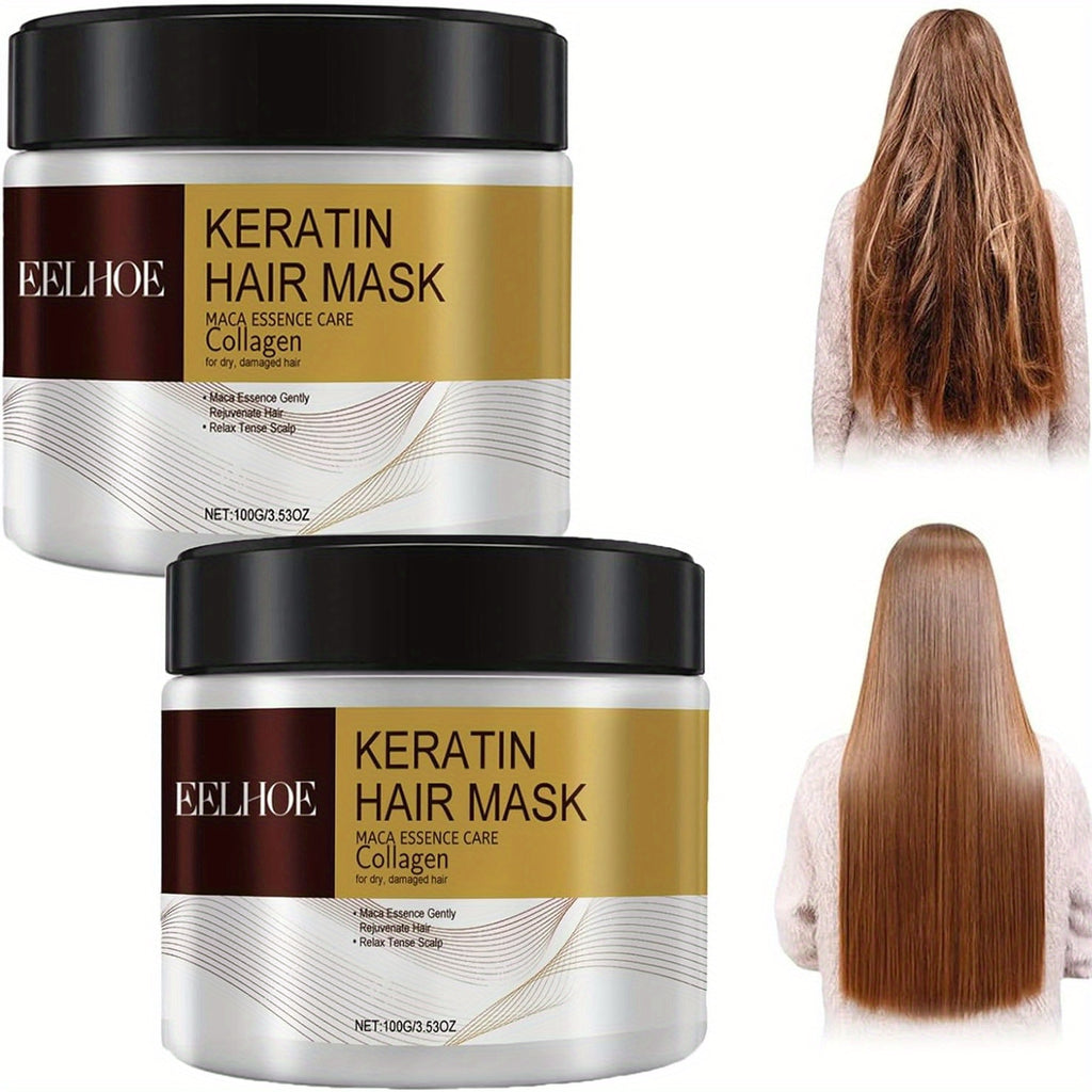 2pcs 2pc 100g keratin hair mask containing   essence