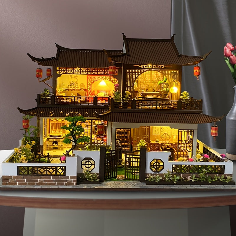 chinese architectural models 3d puzzles new styles villa