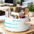 zxf 360 degree rotating pen holder desk drawer organizer