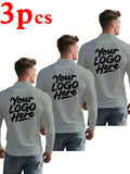custom item 3pcs mens   shirt set quick dry moisture