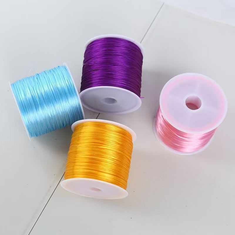 1 roll clear elastic nylon string stretchy beading cord