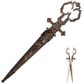 craft scissors medieval scissors metal   inches used