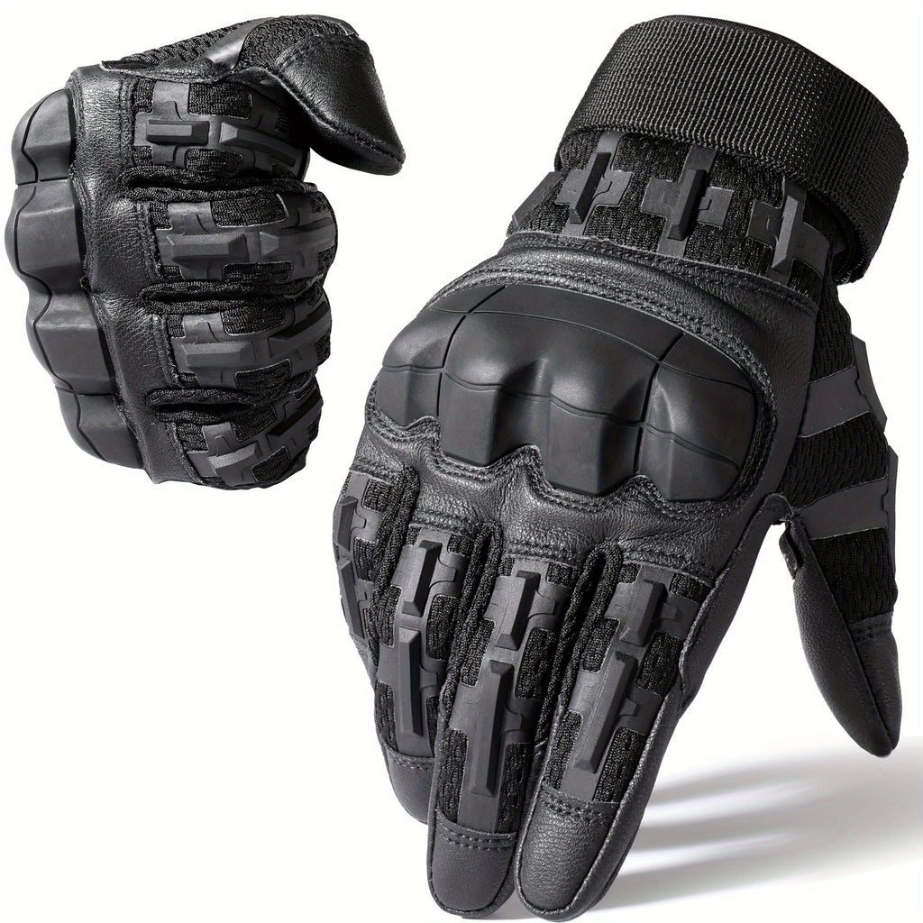 mens hard shell protective gloves