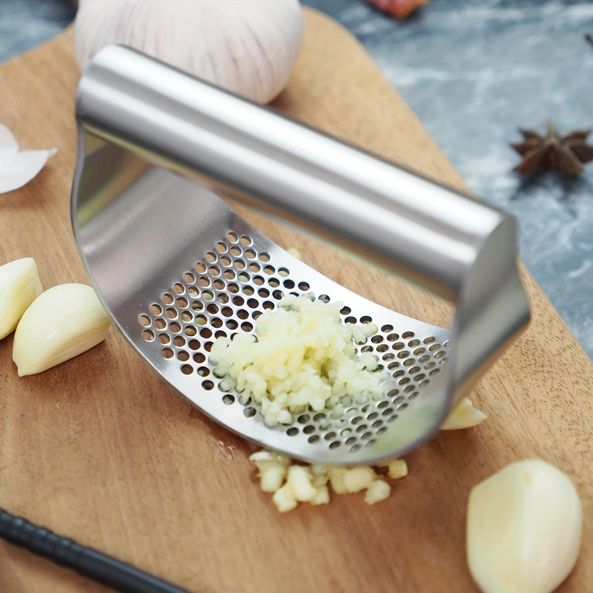 1 garlic press stainless steel ring garlic press garlic