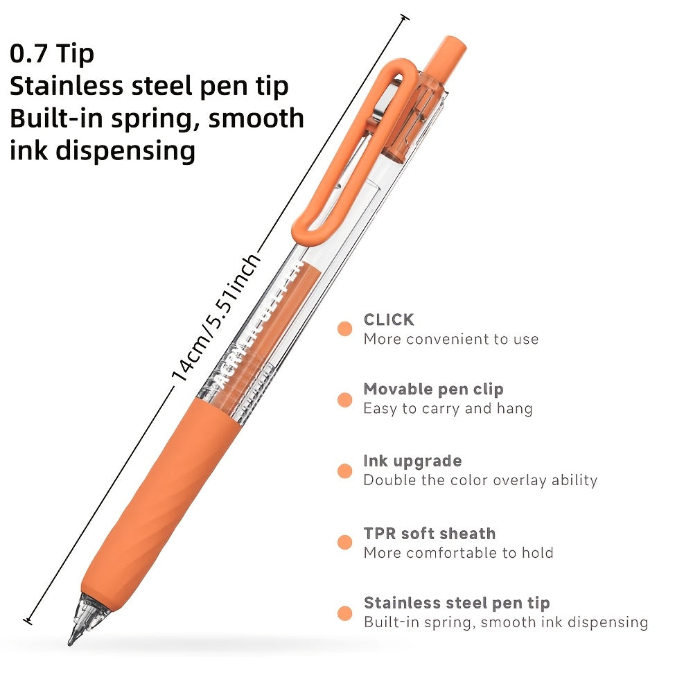 colored pens set 72 colors retractable gel pens 0 7mm fine