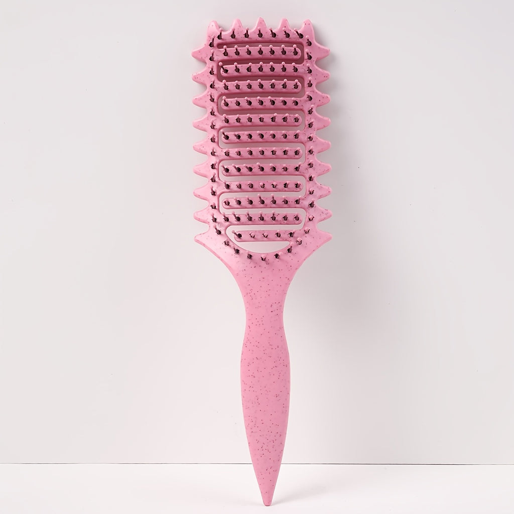 1pc hair brush curly hair brush vented shaping defining