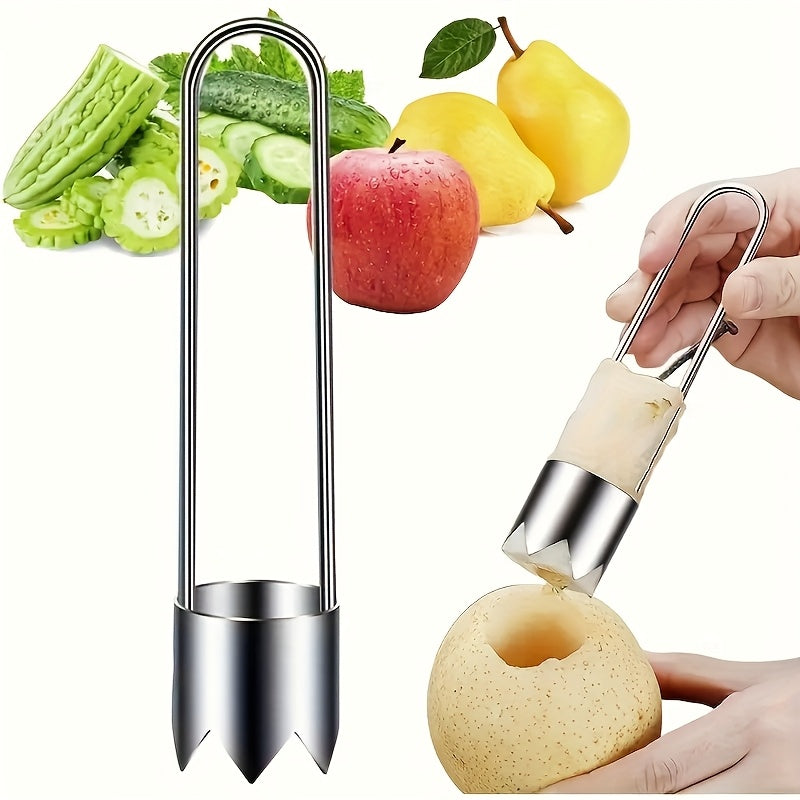 stainless steel fruit vegetable corer red sweet pepper seed