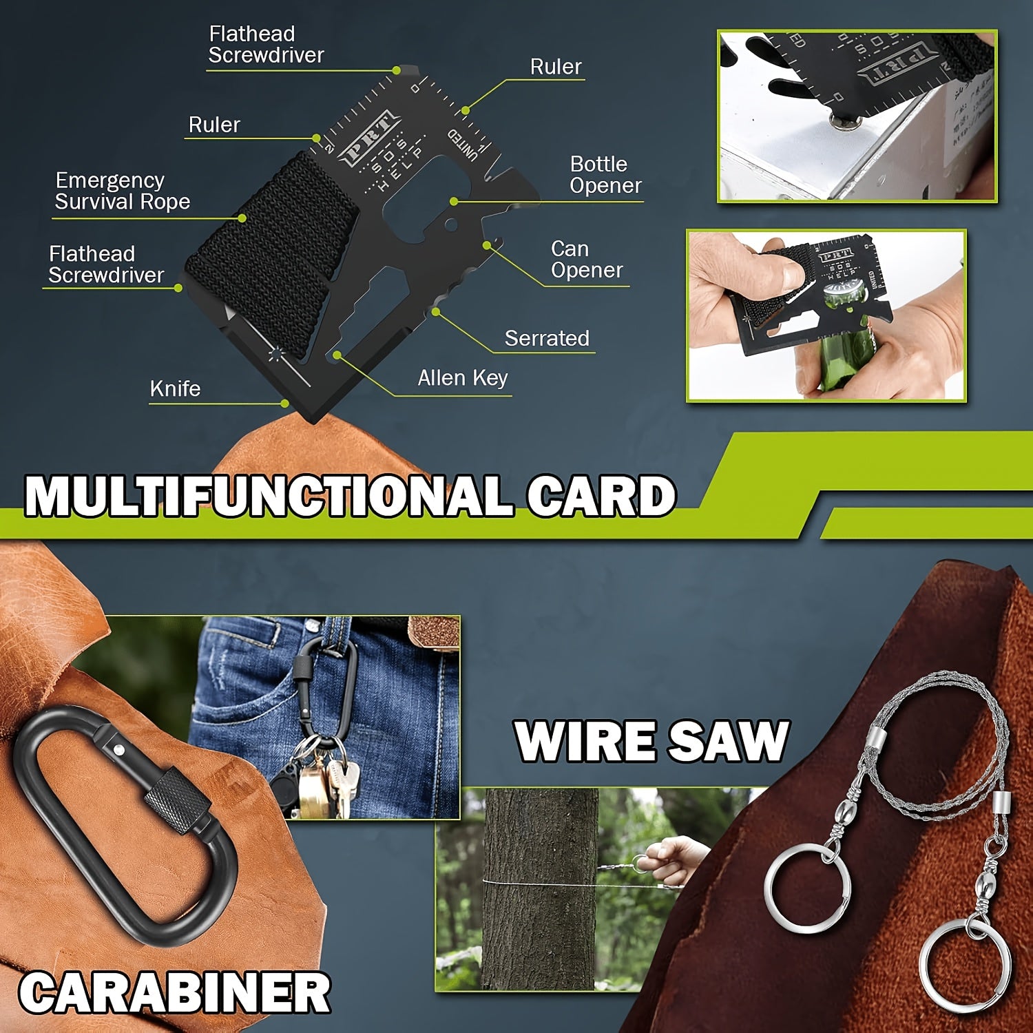survival gear survival kit 170pcs first aid
