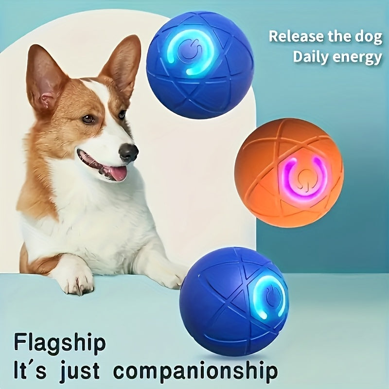 interactive bouncing dog toy ball gravity activated active