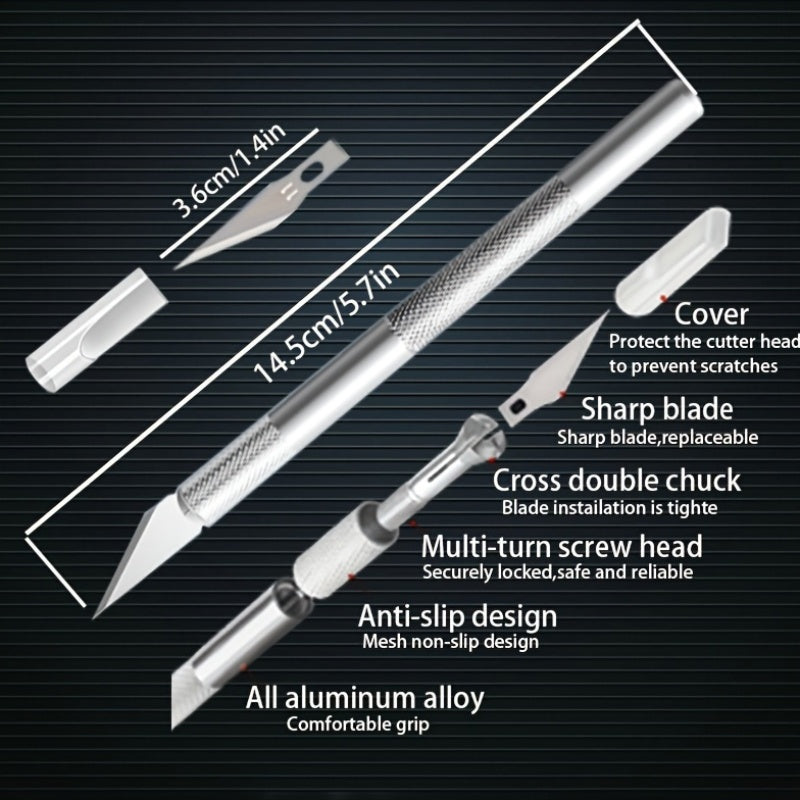 value 51pcs set craft engraving knife 1pc knife rod 50pcs