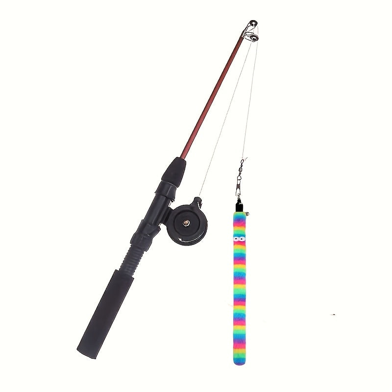 retractable cat teaser wand toy cat toys indoor outdoor cats