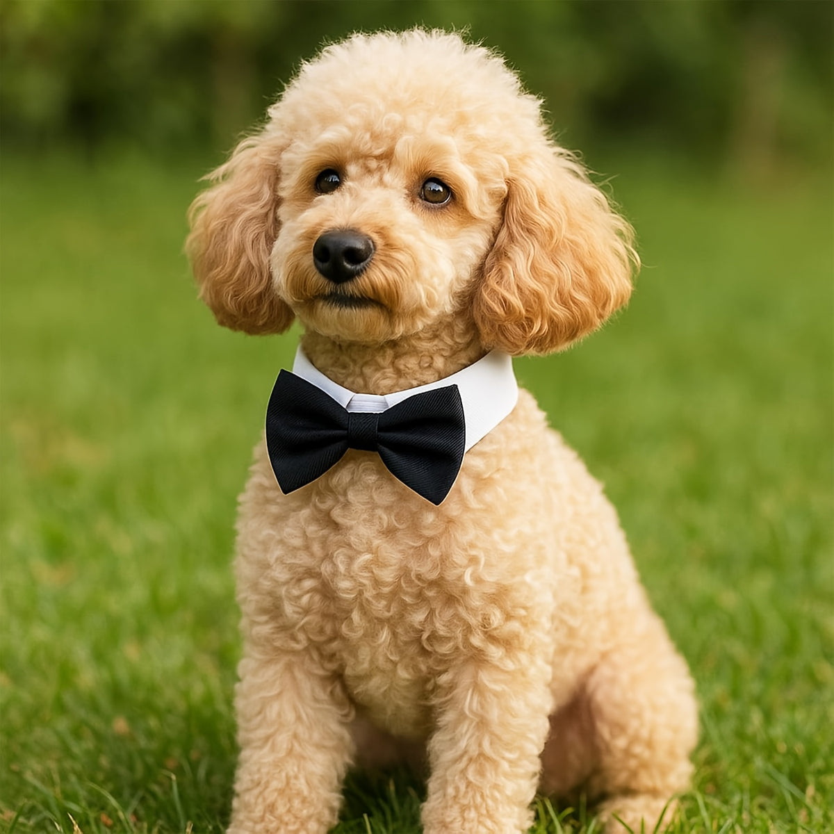 formal necktie bow tie black white