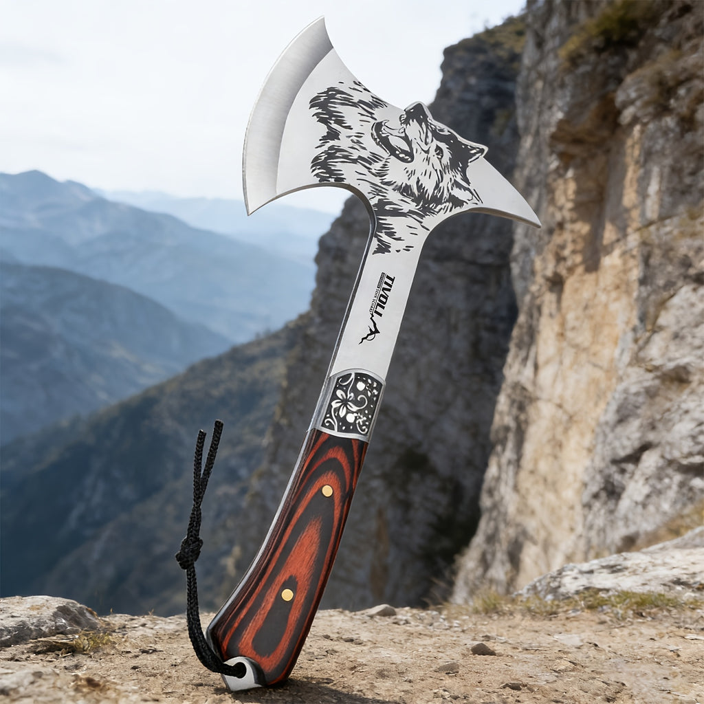outdoor use camping hatchet nylon sheath survival viking
