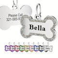 1pc bella personalized dog tag custom stainless steel id
