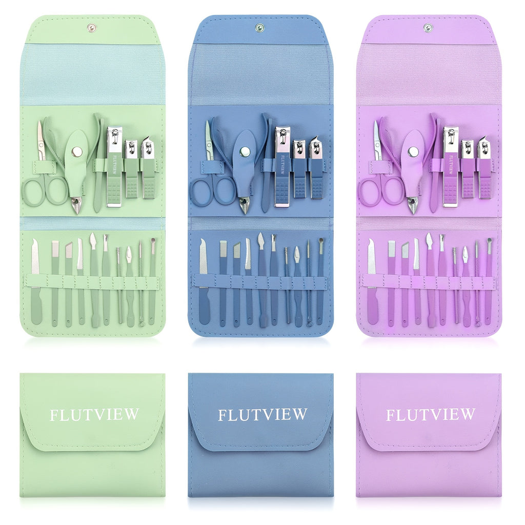 1 set 16 premium stainless steel   nail clippers