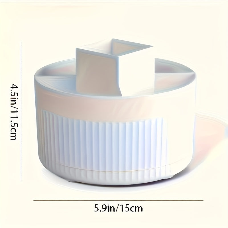 360 degree rotatable table drawer organizer plastic office