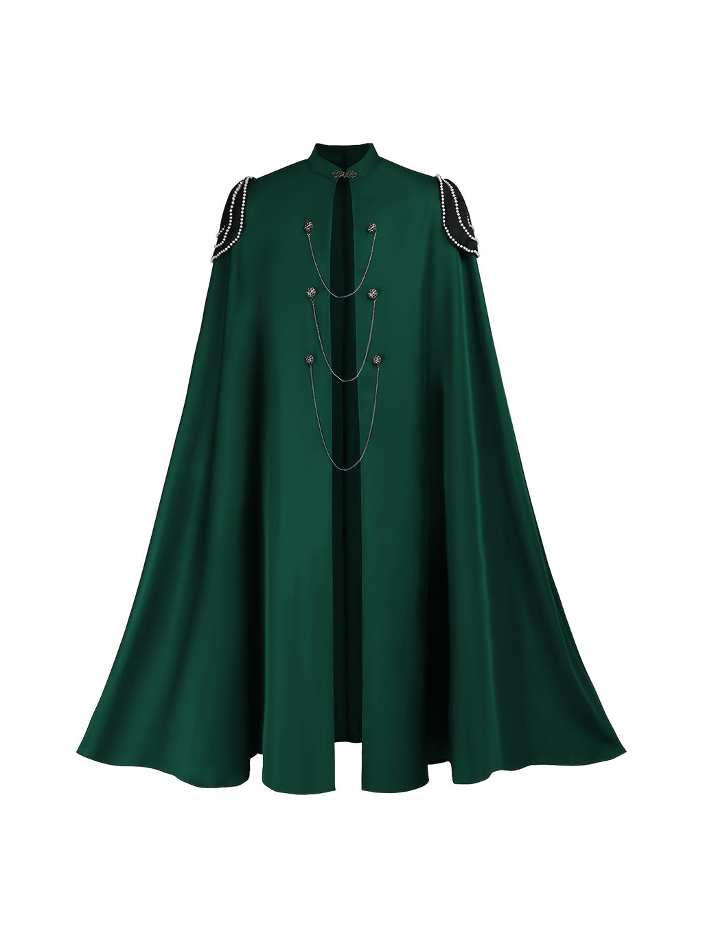 medieval gothic cloak cape   costume chain