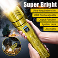 skyfire led high brightness   pattern flashlight